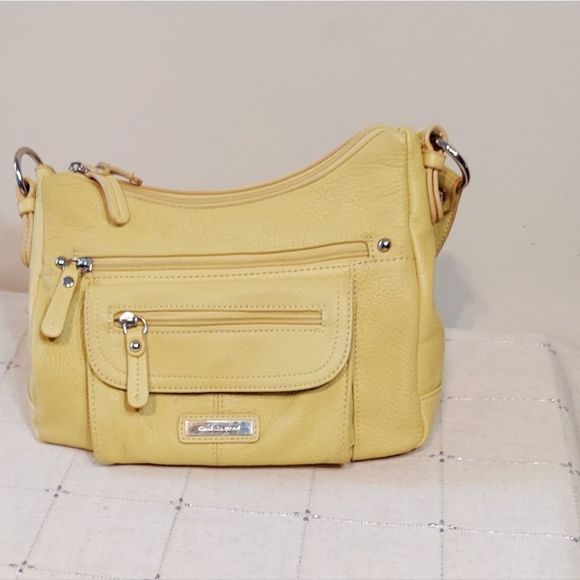 Yellow Pebble Leather Bag - Picture 7 of 7